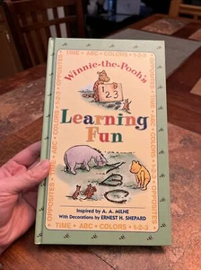 Winnie-the-Pooh's Learning Fun--set of 5 books ABC 1-2-3 colors opposites time - Picture 1 of 8