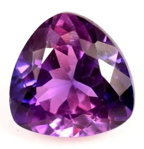8,20 ct natürlicher lila & blauvioletter Saphir Trillionenschliff lose Edelsteine zertifiziert - Bild 1 von 5