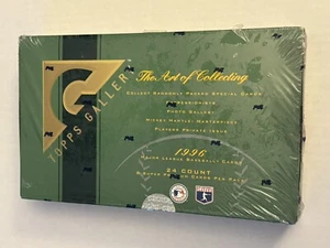 1996 Topps Gallery Art Of Collecting Baseball Sealed Hobby Box Ken Griffey Jr 🔥 - Picture 1 of 4