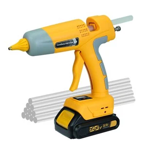 Cordless Hot Glue Gun for Dewalt 18V Battery 100W Hot Air Gun with LCD Display - Picture 1 of 22