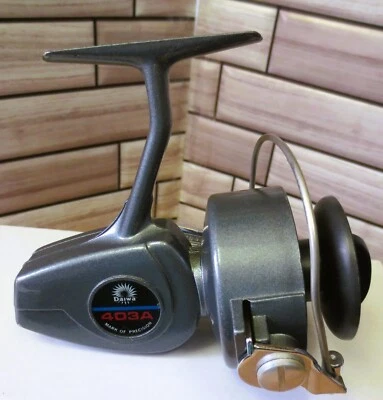 Vintage Daiwa 403A Fishing Spinning Reel - Mark Of Precision - Korea MINT COND. - Image 1 of 4