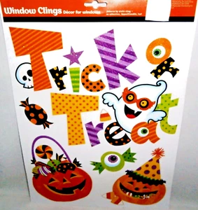 Halloween Finestra Attacca ~ DOLCETTO O SCHERZETTO - Foto 1 di 1