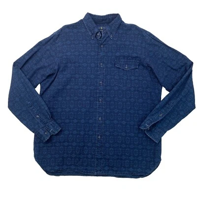 Ralph Lauren Shirt Mens XL Extra Large Navy Button Down Classic Fit Geo Aztec - Image 1 of 4