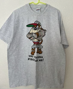 Tasmanian devil Vintage Shirt Tee Taz Men Beefy T hanes Size XL - Picture 1 of 5