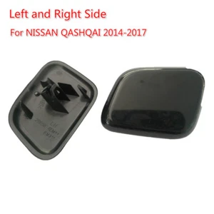 Par delantero parachoques arandela boquilla tapa cubierta para Nissan Qashqai 2014-2017 - Imagen 1 de 5