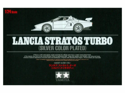 Tamiya 1/24 Special Plan Lancia Stratos Turbo (corpo placcato argento) Giappo... - Immagine 1 di 4