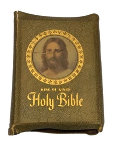 Holy Bible King of Kings Illustrations by Old Masters Family History KJV - Imagen 1 de 9