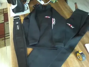 ARD Champs Sweat Suit & Harbinger Weight Lifting Belt - Work Out Gear - Picture 1 of 21