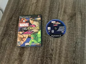 Marvel VS. Capcom 2 (Sony PlayStation 2, 2002) No Manual! Tested & Working! - Picture 1 of 7