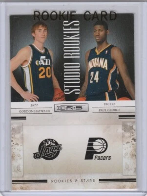 PAUL GEORGE & GORDON HAYWARD Dual ROOKIE CARD Studio Rookies 2010 R&S Pacers RC! - Изображение 1 из 2