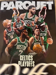 2023 2024 BOSTON CELTICS PLAYOFFS PARQUET MAGAZINE NBA CHAMPION LARRY BIRD 88 PG - Picture 1 of 1