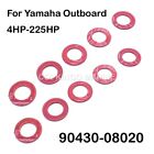 10PCS LOWER UNIT DRAIN PLUG GASKET OIL Sealing Ring For Yamaha Outboard 4-225HP