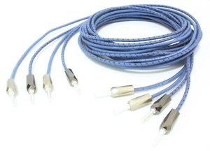 NOS Western Electric AIW blue 10GA wires speaker cable 3meter *4pcs 1set - Picture 1 of 4