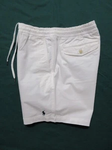POLO RALPH LAUREN Men's White Stretch Cotton Prepster Chino Shorts 710644995011 - Picture 1 of 14