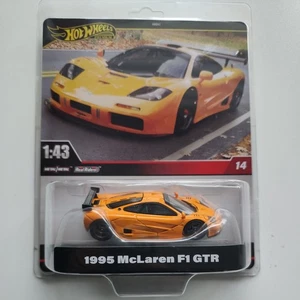 1:43 Hot Wheels Premium 2024 Real Riders HWT15 - 1995 McLaren F1 GTR orange - Bild 1 von 1