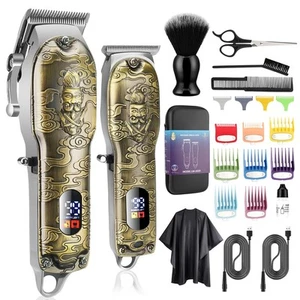 ® Profi Haarschneidemaschine für Herren Haarschneider Friseur Haarschneidemaschine Set Bart T... - Bild 1 von 6