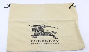 100% Authentic BURBERRY Handbag Dust Bag Soft Cotton Drawstring 14.5" x  12" - Picture 1 of 2