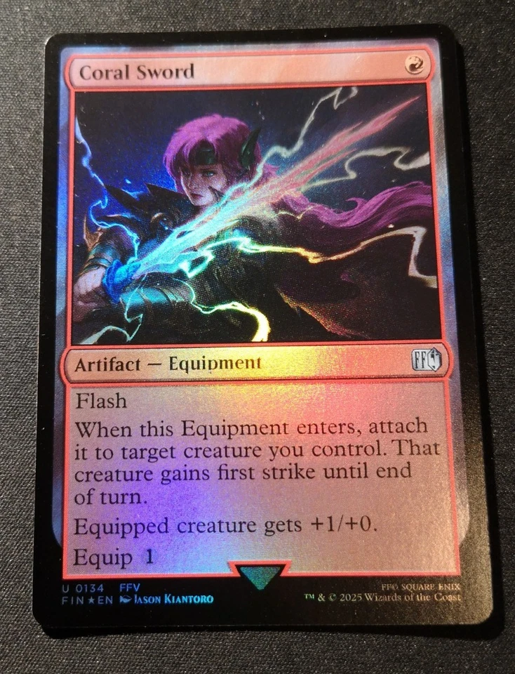 Coral Sword - Foil - FIN - NM - EN - 0134 - Image 1 of 1