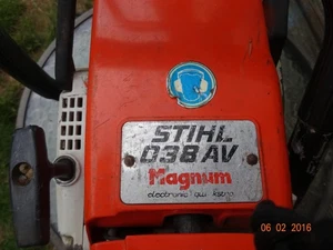 Stihl 038avs Magnum rare Chainsaw with a 72cc engine see video - Picture 1 of 7