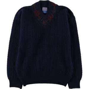 Vintage 1970'S PENDLETON Country Traditionals V-neck wool knit sweater made ... - Picture 1 of 3