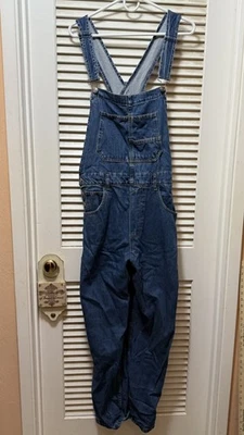 Mono de mezclilla Free People Ziggy pierna recta zafiro azul real casi nuevo M Foto 1 de 4