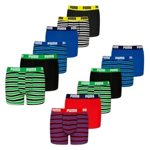 Puma Jóvenes Boxer Shorts, 6er Paquete - Everyday a Rayas Ecom 6P, Algodón - Picture 1 of 10