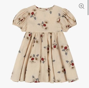 NWT Sold Out Konges Sløjd Ladybug Vida Dress – Size 9-10Y - GOTS Organic Cotton - Picture 1 of 8