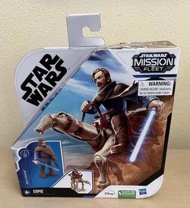 Juego de figuras de Ben Kenobi y Eopie de Star Wars: Mission Fleet nuevo en caja - Imagen 1 de 4