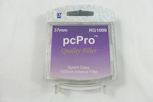 PcPro RG1000 Quality Schott Glass 1000nm Infrared Filter - 37mm - Picture 1 of 3
