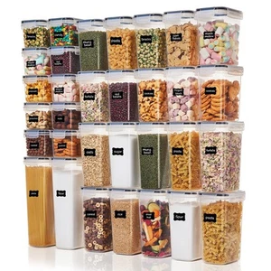 32pcs Airtight Food Storage Containers Set, BPA Free Plastic Kitchen and Pant... - Picture 1 of 6