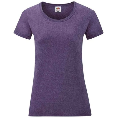 Fruit of the Loom  Camiseta Valueweight de Jaspeado para Mujer (RW9421) - Imagen 1 de 3