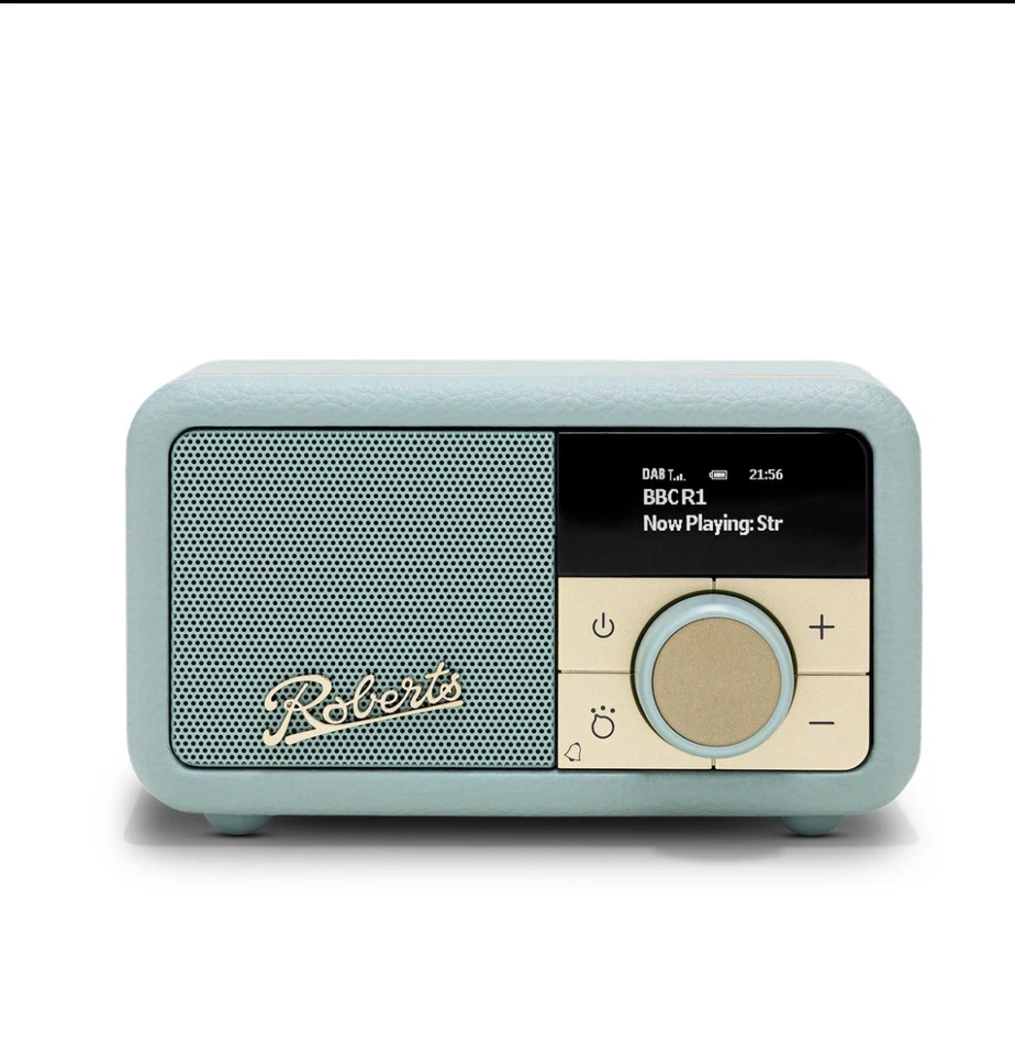 Roberts Revival Petite 2 DAB / DAB+ / FM RDS digital radio, Duck Egg - Image 1 of 3