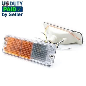 1986-1993 Mazda B2000 B2200 B2600 Bravo PAIR PARKING TURN LIGHT LAMP 2Pcs LH RH - Picture 1 of 6