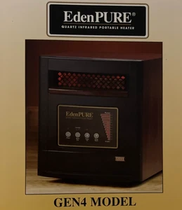 EdenPURE™ GEN4 Portable Quartz Infrared Heater A4428 - SEE DESCRIPTION - Picture 1 of 10