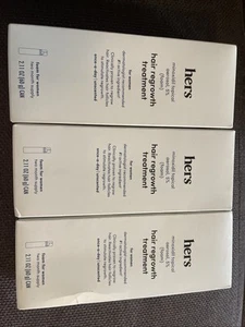 Hers Minoxidil Topical Aerosol 5%  Hair Regrowth Treatment 3PACK Exp.Nov2025 - Picture 1 of 5