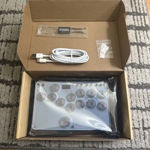 13-Button Sallybox Arcade Controller Mini Fight Stick Game Controller NEW - Picture 1 of 8