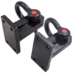 1 Pair Place on Front Tow Hooks Fit for Dodge Ram 2500 / 3500 2010-2019 - Picture 1 of 14