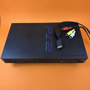 Sony PlayStation 2 Console & AV Cable - Works But DVD Not Reading Disks - Picture 1 of 11