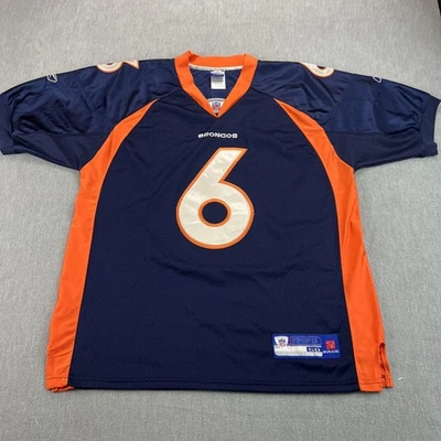 Camiseta deportiva local Reebok Onfield Jay Cutler #6 Denver Broncos talla 50 parche logotipos Foto 1 de 4
