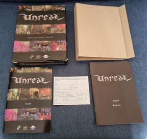 Caja Grande Original y Manual para PC Juego Unreal - SIN JUEGO - Imagen 1 de 6