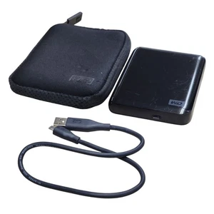 WD My Passport 750GB Portable External Hard Drive W/ Smartware CD Software - Picture 1 of 4