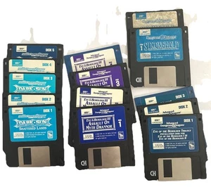 Lot 4 AD&D Games 3.5 Floppy PC Eye of Beholder I II III Dark Sun Stronghold - Picture 1 of 9