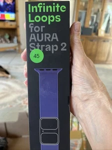 AURA Infinite Loops 2, Compatible with Apple Watch Navy Blue 45mm Sealed - Zdjęcie 1 z 3