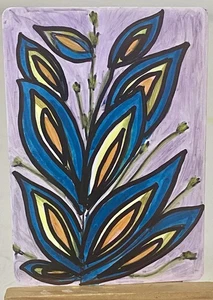 Abstract Nature.  Original ACEO Art Card  - Picture 1 of 5