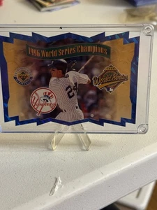 1996 Upper Deck NY YANKEES WORLD SERIES CHAMPIONS JUMBO CARD Serial# 3771/5000 - Picture 1 of 3