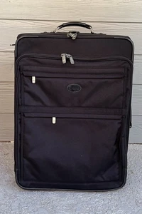 27” large Kirkland Signature ballistic nylon upright wheeled expandable suitcase - Picture 1 of 10