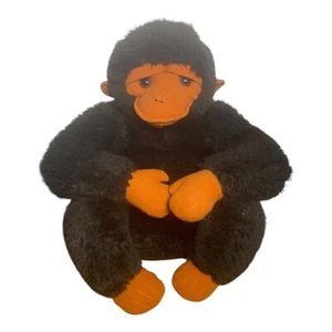 Vintage Folkmanis Folktails Large Brown Chimp Puppet Plush Ape Stuffed Animal - Picture 1 of 12