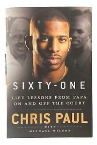 Chris Paul Golden State Warriors Signed Sixty-One Lessons Hardcover Book JSA