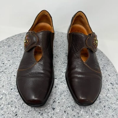 Think! Zapatos Mujer 6 Marrón Cuero Bomba Botines Tacones Cómodos 37 Foto 1 de 4