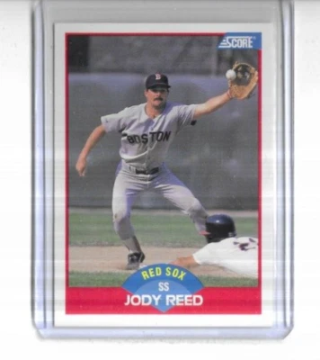 1989 Score #486 Jody Reed Boston Red Sox - Image 1 of 2